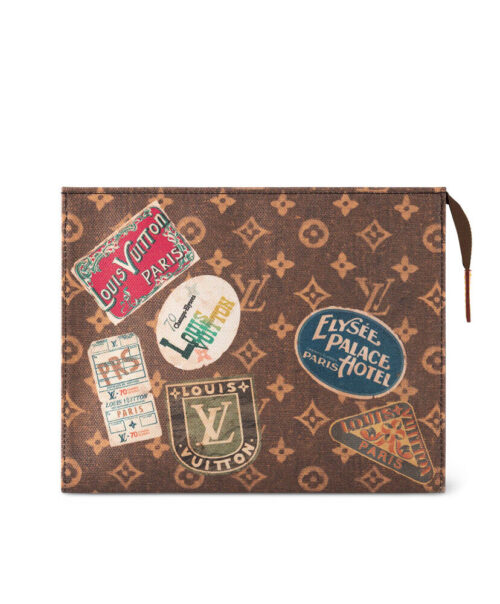 Louis Vuitton Toilet Pouch M83487 Brown